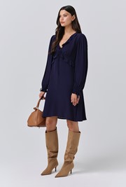 Billie Crepe Short Dress