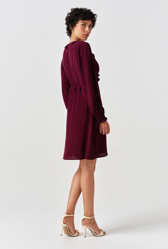 Billie Crepe Short Dress Ghost London Billie Crepe Short Dress Ghost London