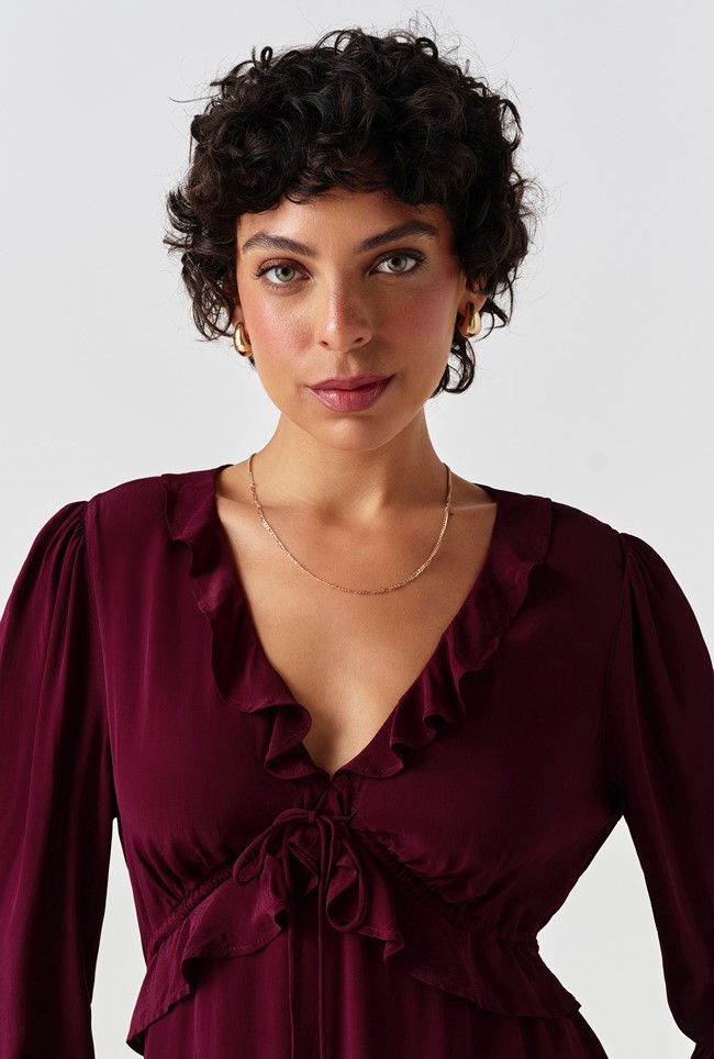 Billie Crepe Short Dress