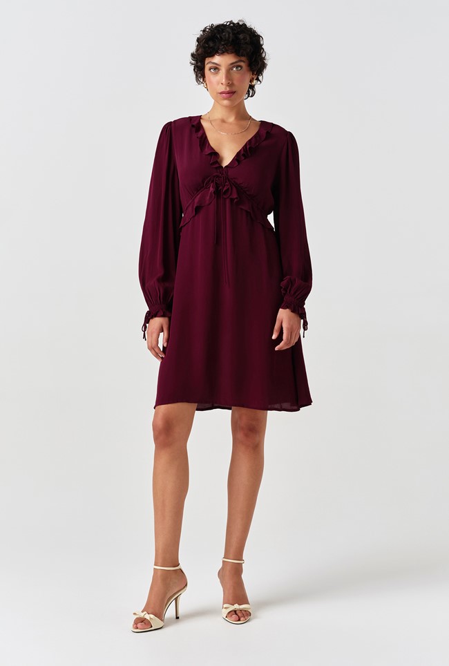 Billie Crepe Short Dress