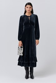 Elenanor Velvet Midi Dress