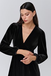 Kimberley Velvet Tiered Midi Dress