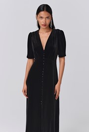 Madison Velvet Midi Tea Dress