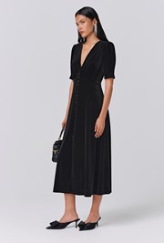 Madison Velvet Midi Tea Dress