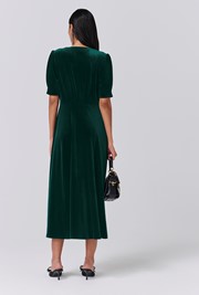 Madison Velvet Midi Tea Dress