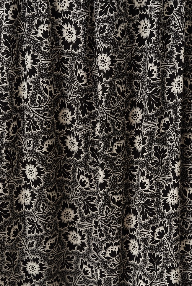 Petal Crepe V Neck Midi Waisted Dress