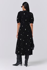 Juniper Embroidered Corduroy Midi Dress