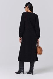 Sienna Embroidered Corduroy Midi Dress