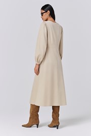 Sienna Embroidered Corduroy Midi Dress