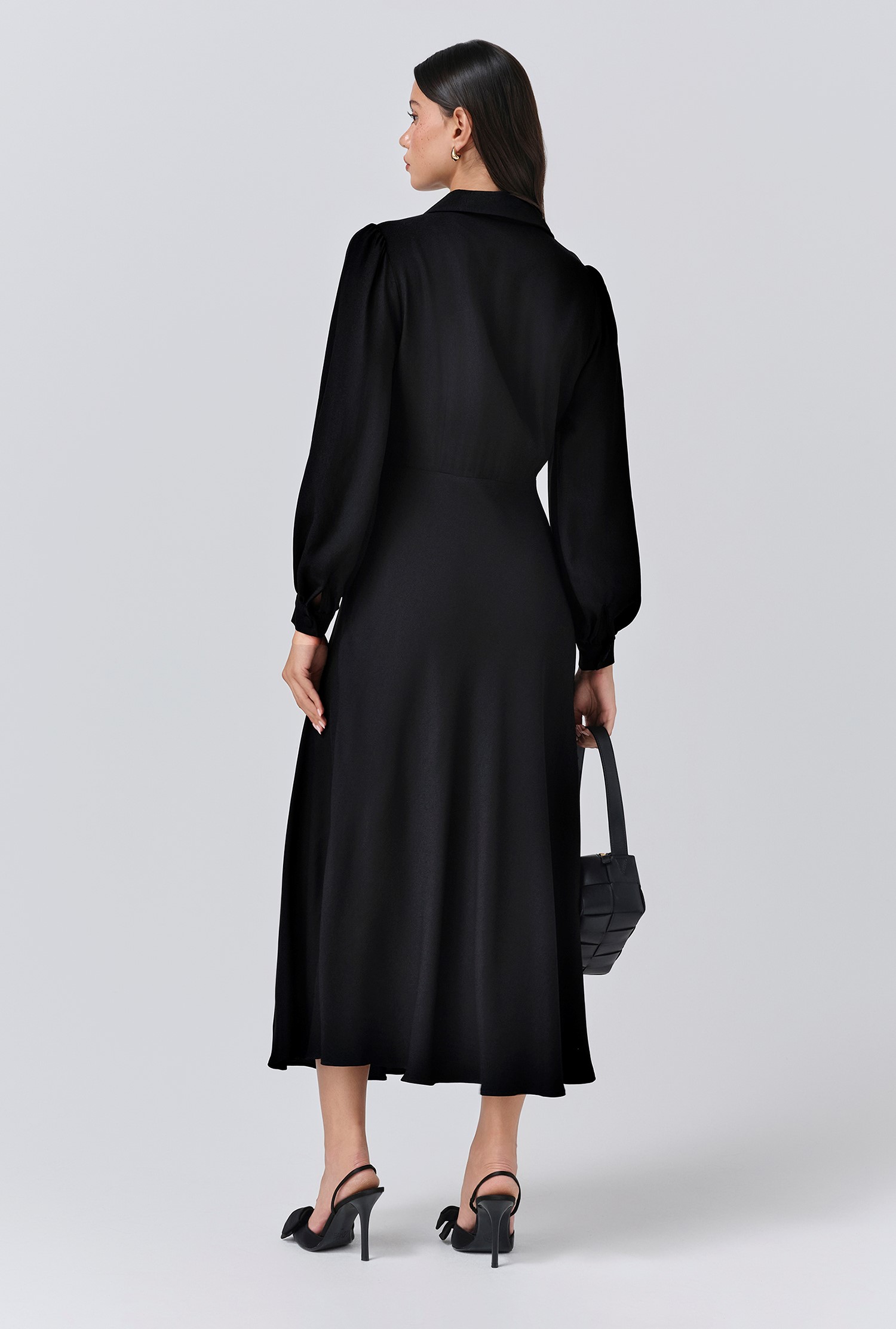 ワンピース Wendy lace up long dress Black Wendy Maxi Dress BLACK – Littlelace