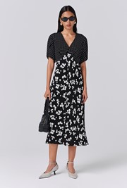Lulu V-Neck Midi Dress