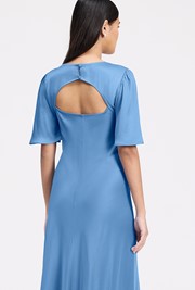 Arabella Angel Sleeve Satin Maxi Dress