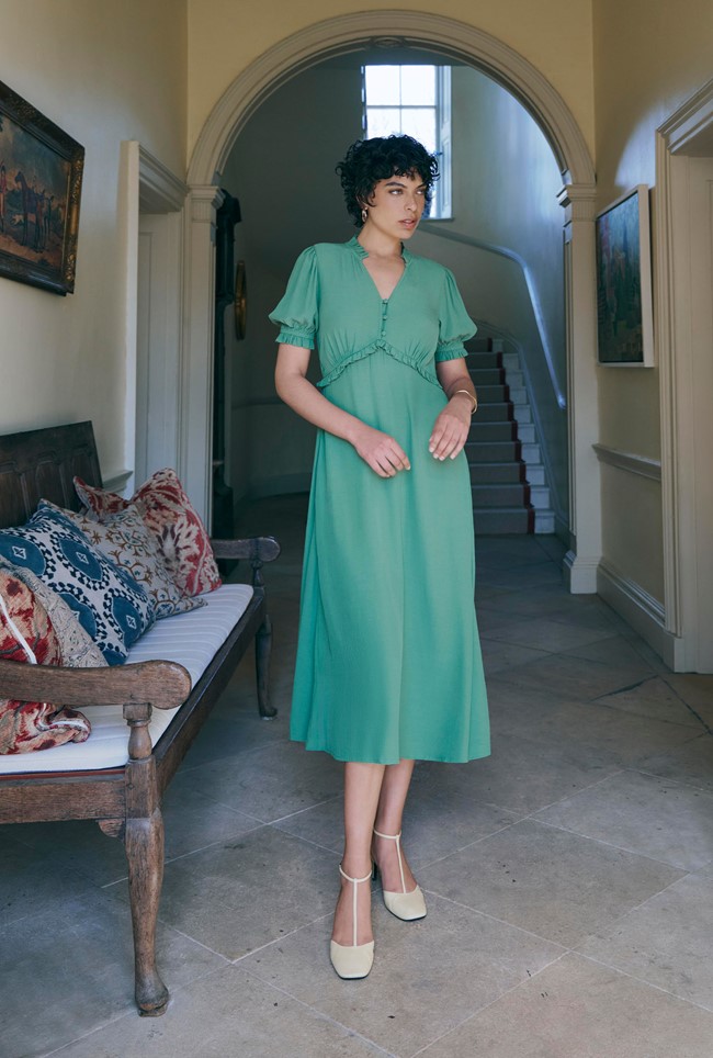 sachin and babi light blue dress Embroidered Dress | Artful Textures & Patterns main image 0