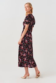 Clarissa Floral Crepe Dress