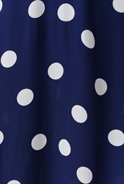 Jess Opulent Polka Dot V-Neck Midi Dress