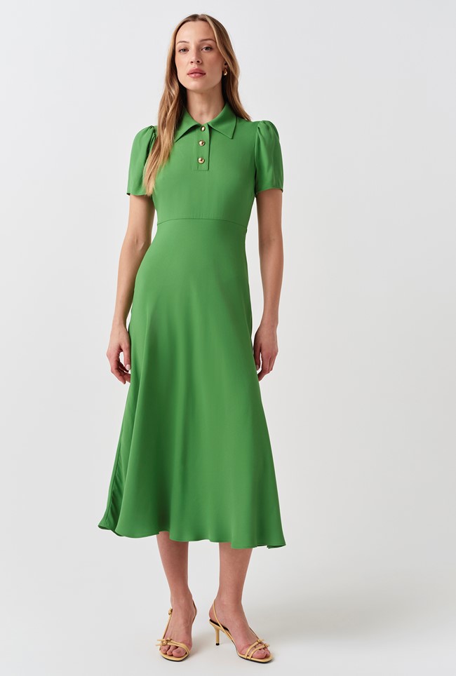 Verity Crepe Midi Dress