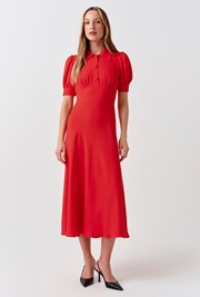 Wilma Collared Midi Dress