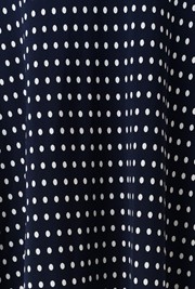 Wilma Polka Dot Collared Midi Dress