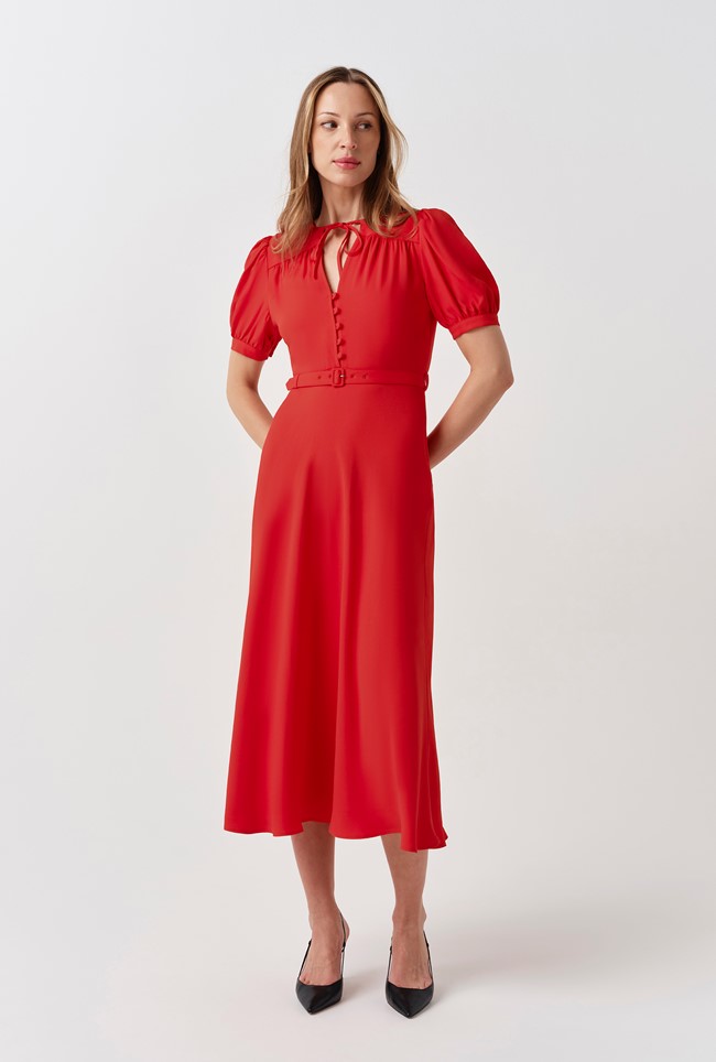 Florence Crepe Midi Dress