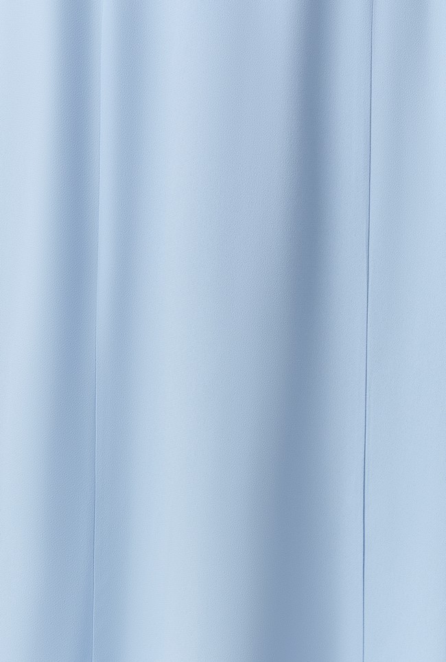 Francis Pintuck Crepe Midi Dress