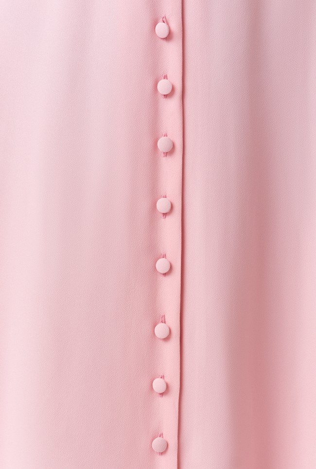 Phoebe Crepe Collared Button Down Dress