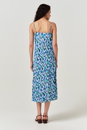 Stacy Cowl Neck Crepe Midi Dress