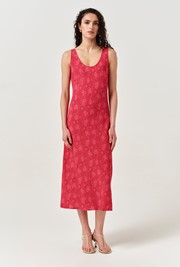 Paloma Floral Crepe Midi Slip Dress