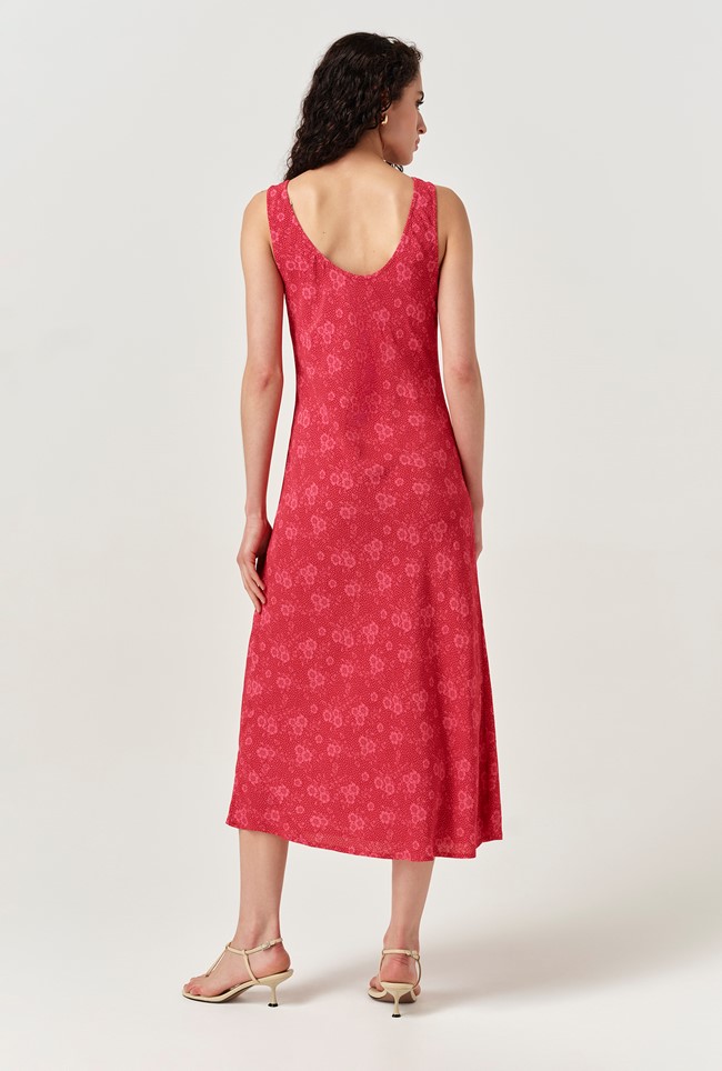Paloma Floral Crepe Midi Slip Dress