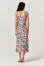 Paloma Floral Crepe Midi Slip Dress