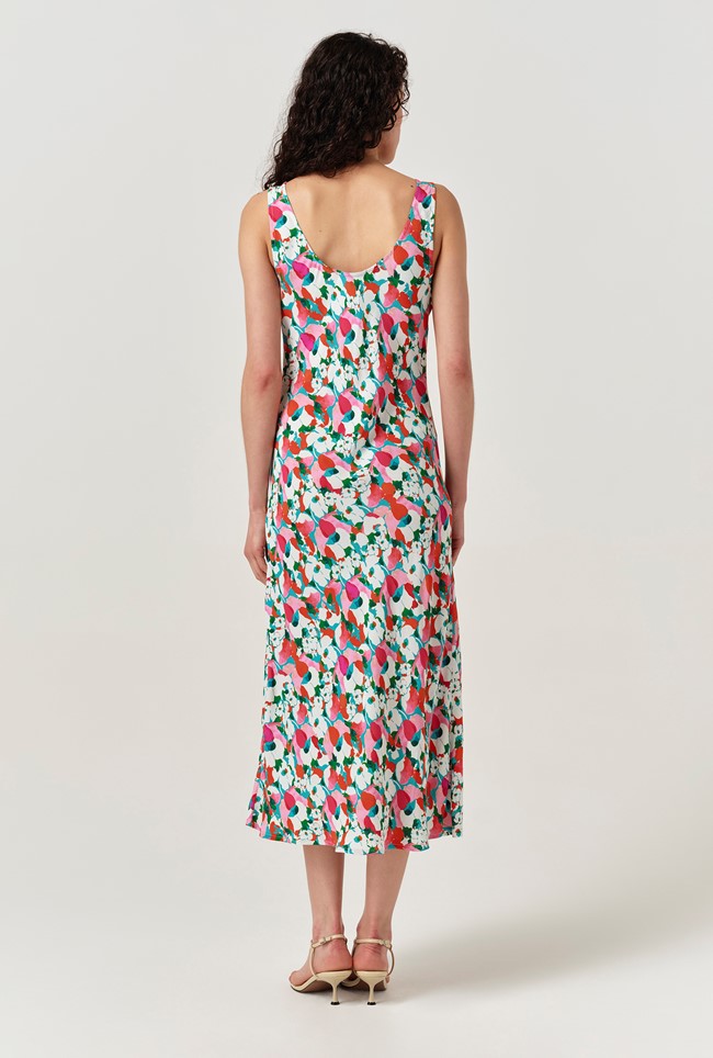 Paloma Floral Crepe Midi Slip Dress