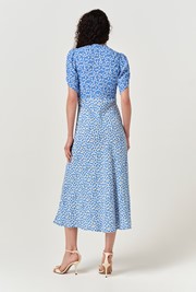 Faye Floral Crepe Midi Dress
