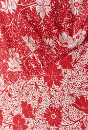 Faye Floral Crepe Midi Dress