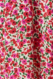 Jess Crepe Floral Midi Tea Dress