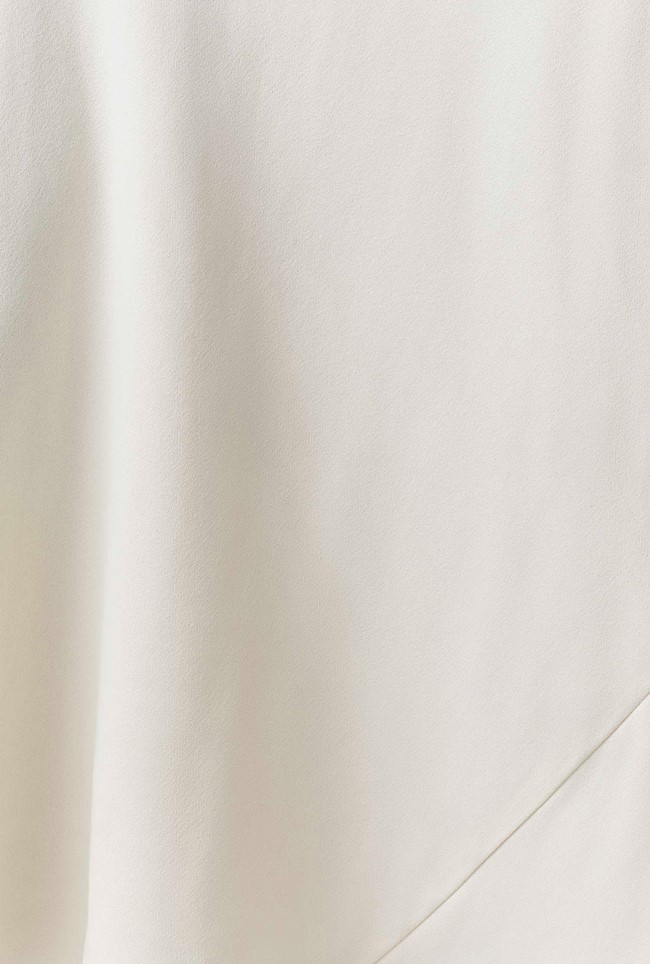 Arya Cowl Neck Satin Midi Dress