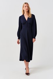 Deanna V-Neck Midi Dress