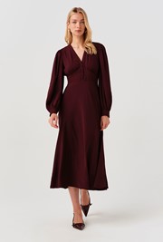 Deanna V-Neck Midi Dress