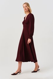 Deanna V-Neck Midi Dress
