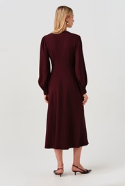 Deanna V-Neck Midi Dress