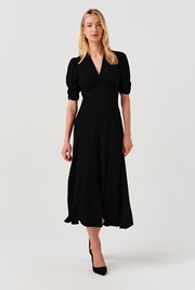 Mia Crepe  Midi Tea Dress