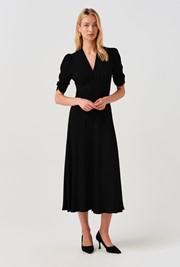 Mia Crepe  Midi Tea Dress