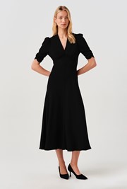Mia Crepe  Midi Tea Dress