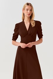 Mia Crepe  Midi Tea Dress