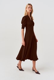 Mia Crepe  Midi Tea Dress