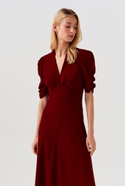 Mia Crepe  Midi Tea Dress