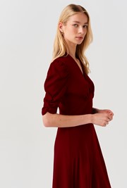 Mia Crepe  Midi Tea Dress