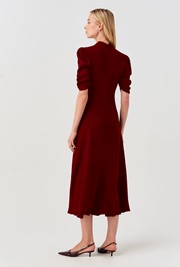 Mia Crepe  Midi Tea Dress