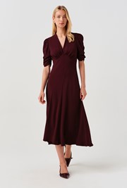 Mia Crepe  Midi Tea Dress