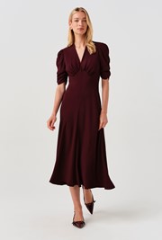 Mia Crepe  Midi Tea Dress