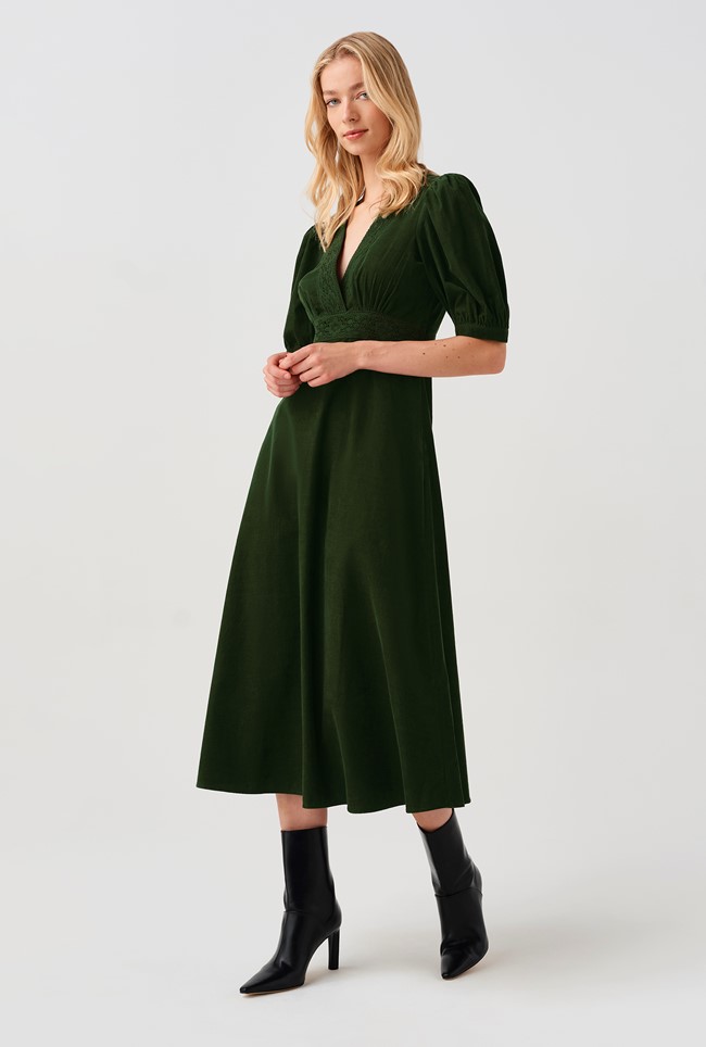 Bella Cord Midi Dress
