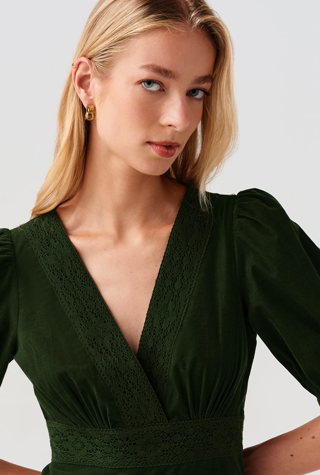Bella Cord Midi Dress
